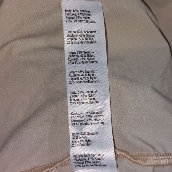 Spanx Women's Invisible Stretch Beige Grey Tank Camisole Top Size 1X EUC - Picture 11 of 11